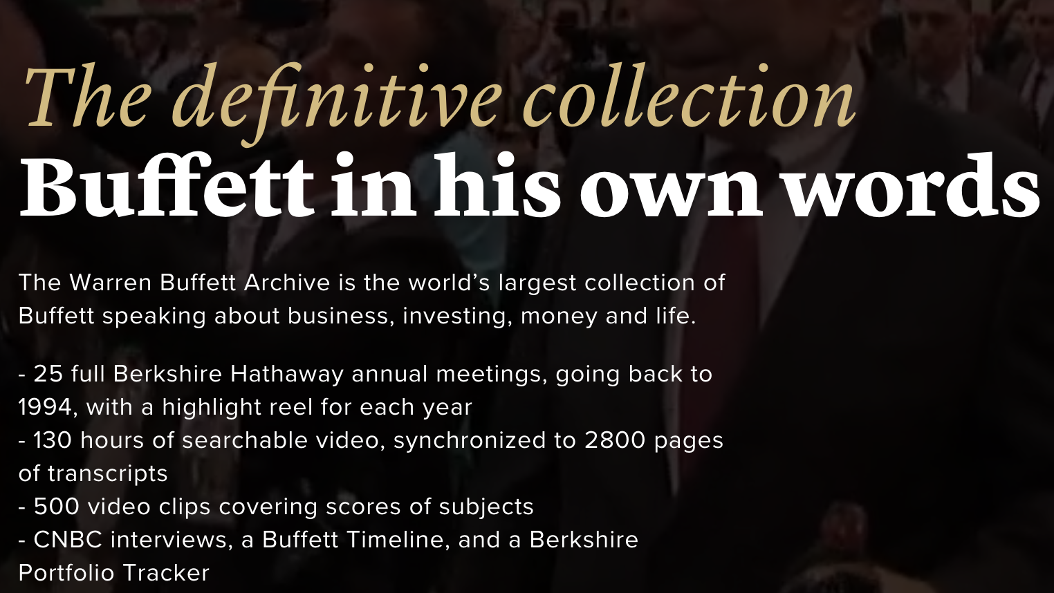 Buffett Archive