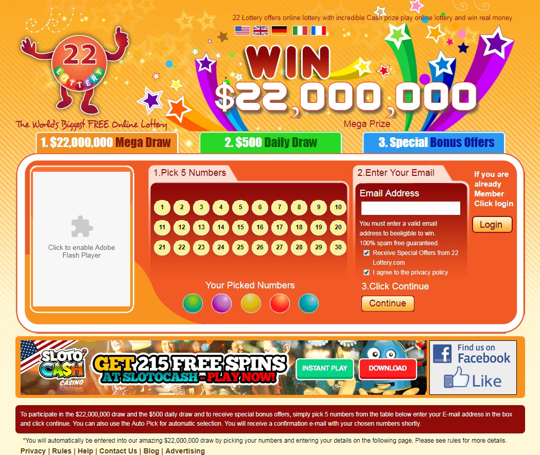 Online Lottery